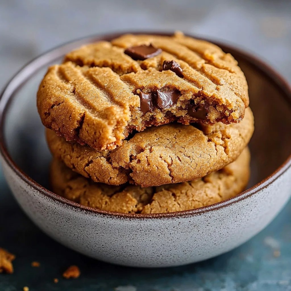 Easy Peanut Butter Cookies {only 5 ingredients!}