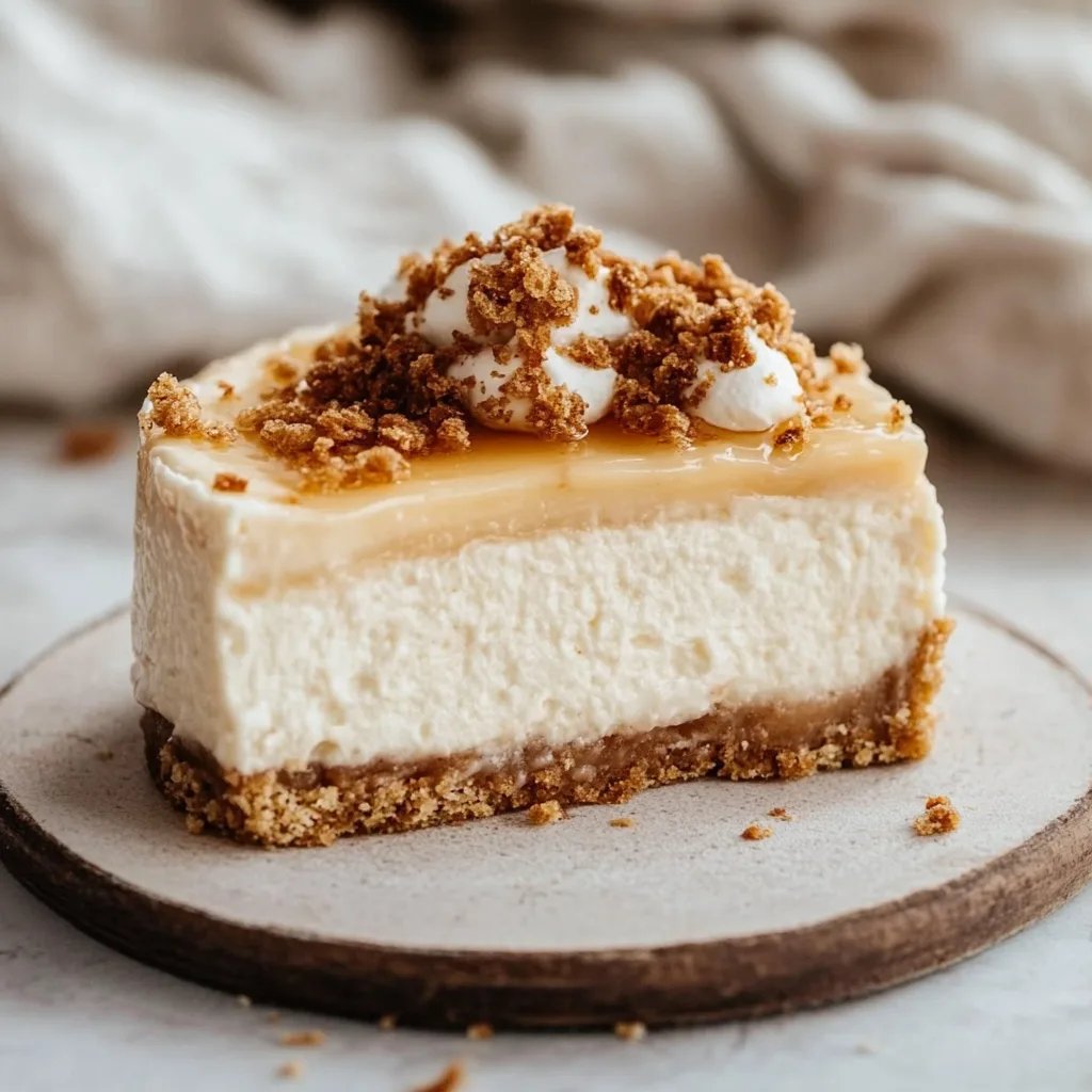 Apple Crisp Cheesecake