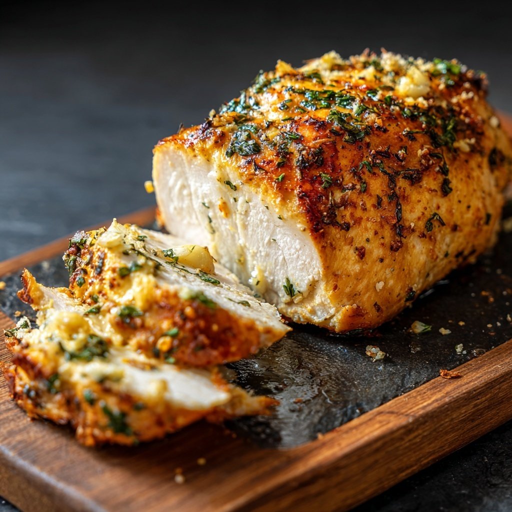 Healthy Baked Chicken Breast With Garlic