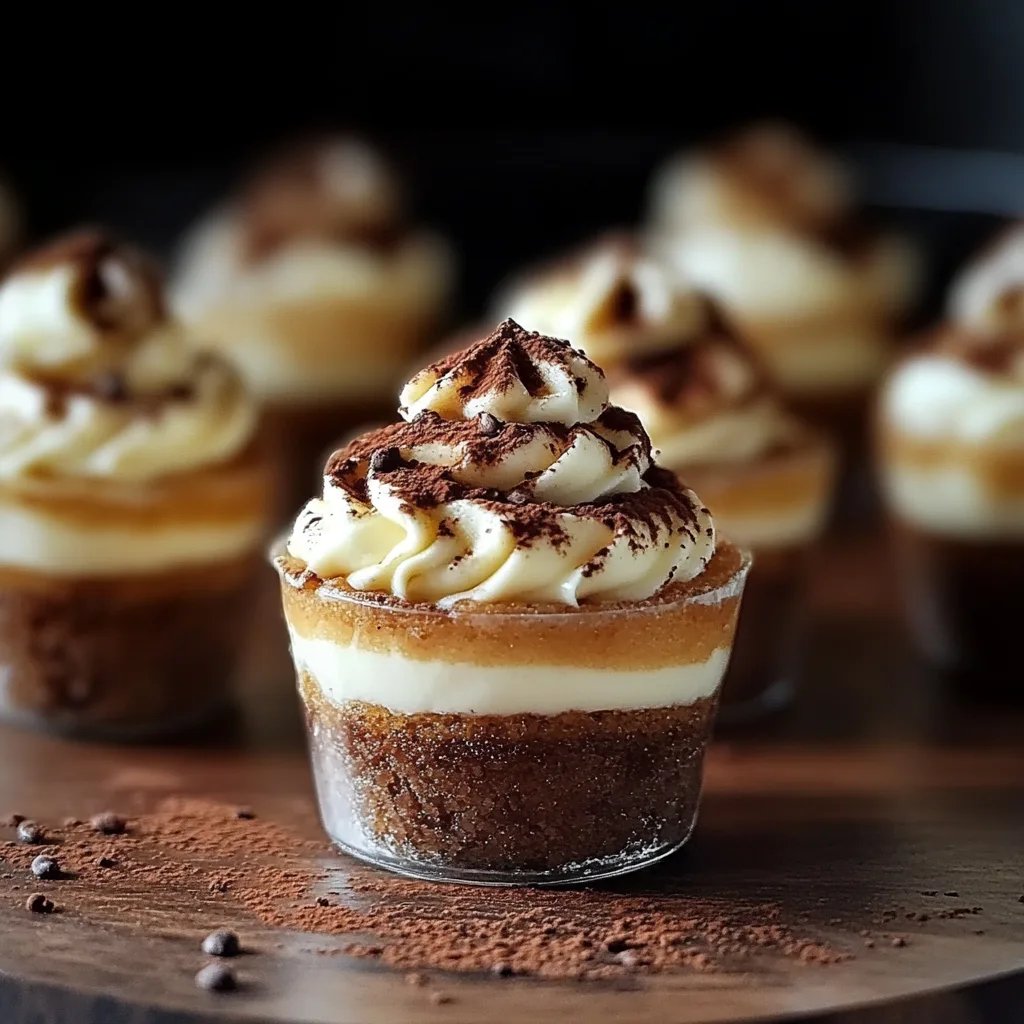 Mini Tiramisu Cups