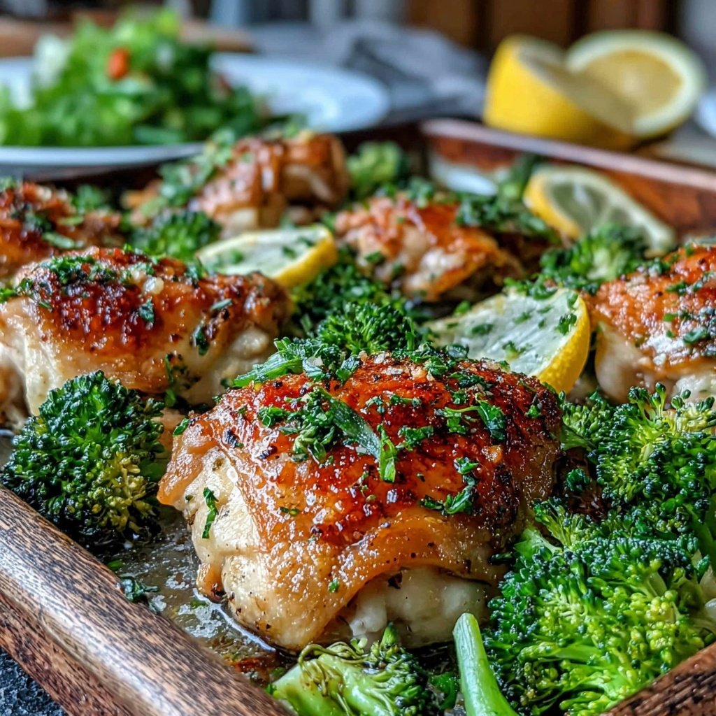 Easy Healthy Chicken And Broccoli Sheet Pan