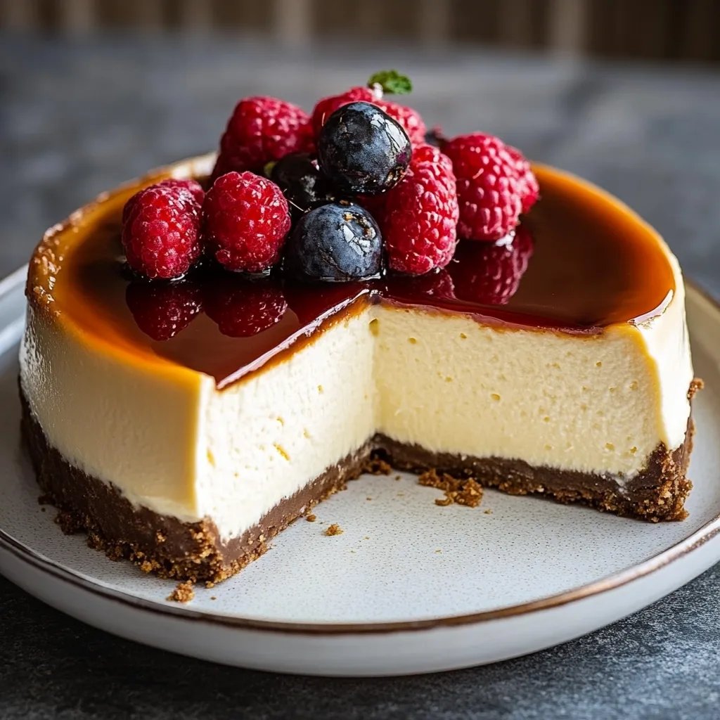 Tall and Creamy New York Cheesecake