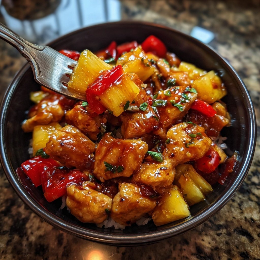 Sweet Pineapple Chicken Bowl