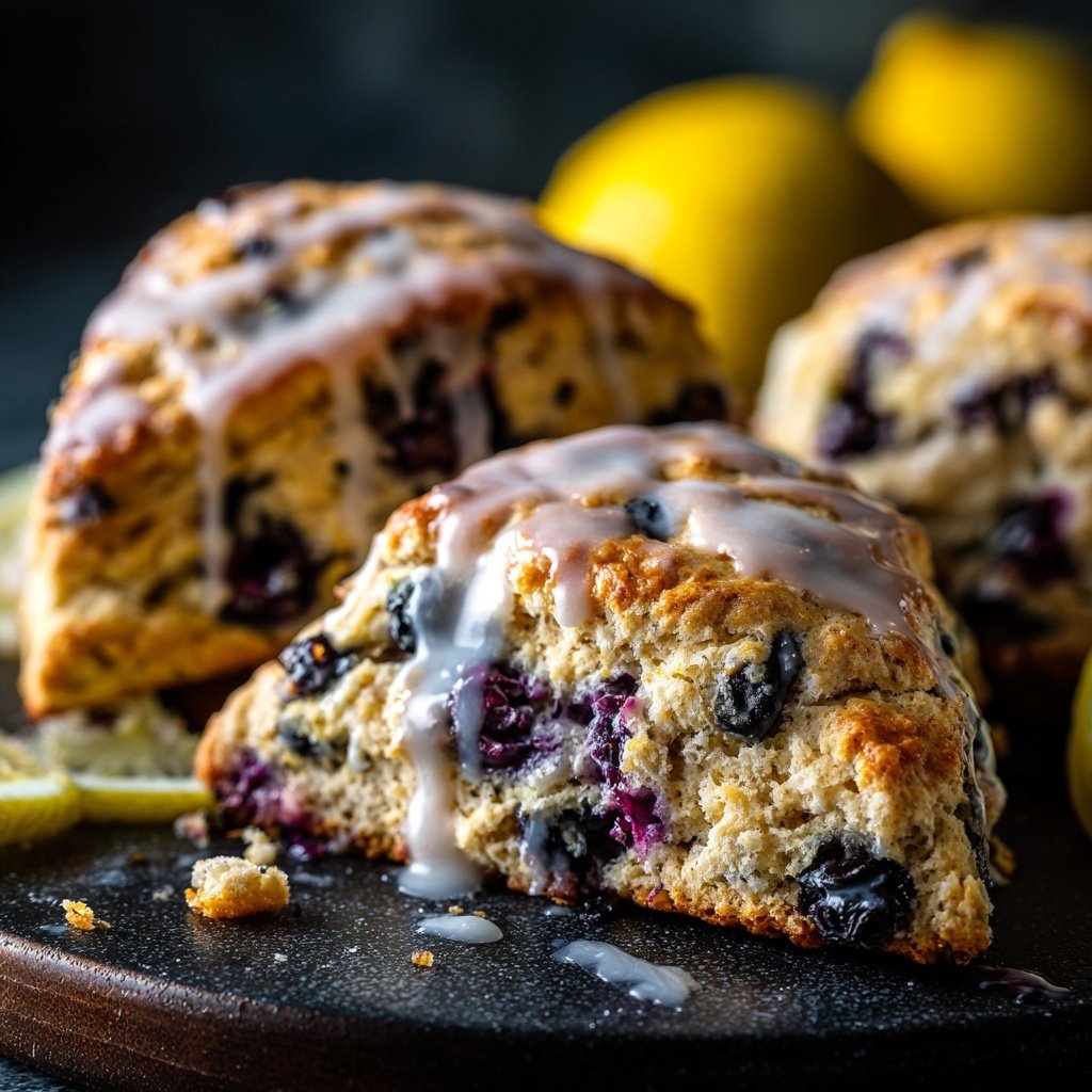 Blueberry Lemon Breakfast Scones