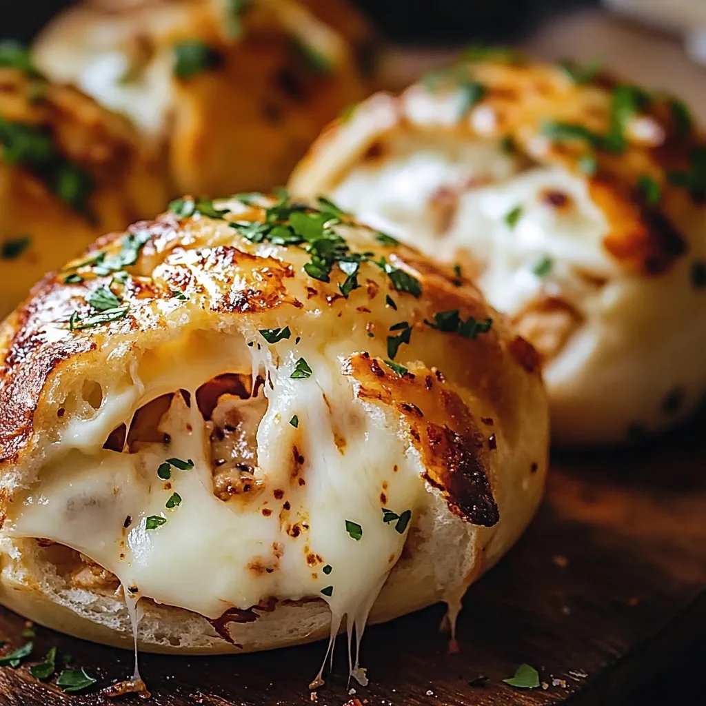 Melted Mozzarella & Ranch Chicken Bombs