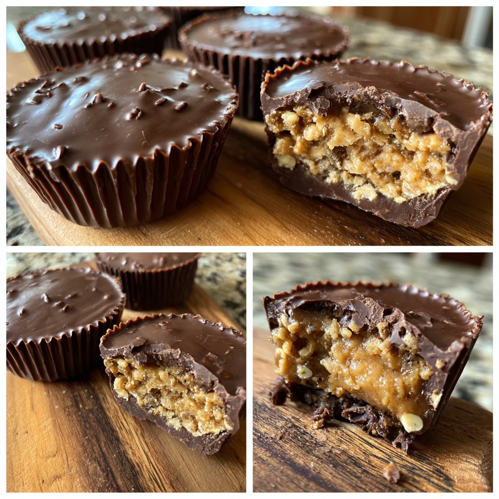 Homemade Reese’s Cups with Oats