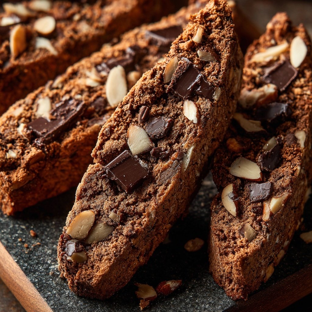 Chocolate Almond Biscotti