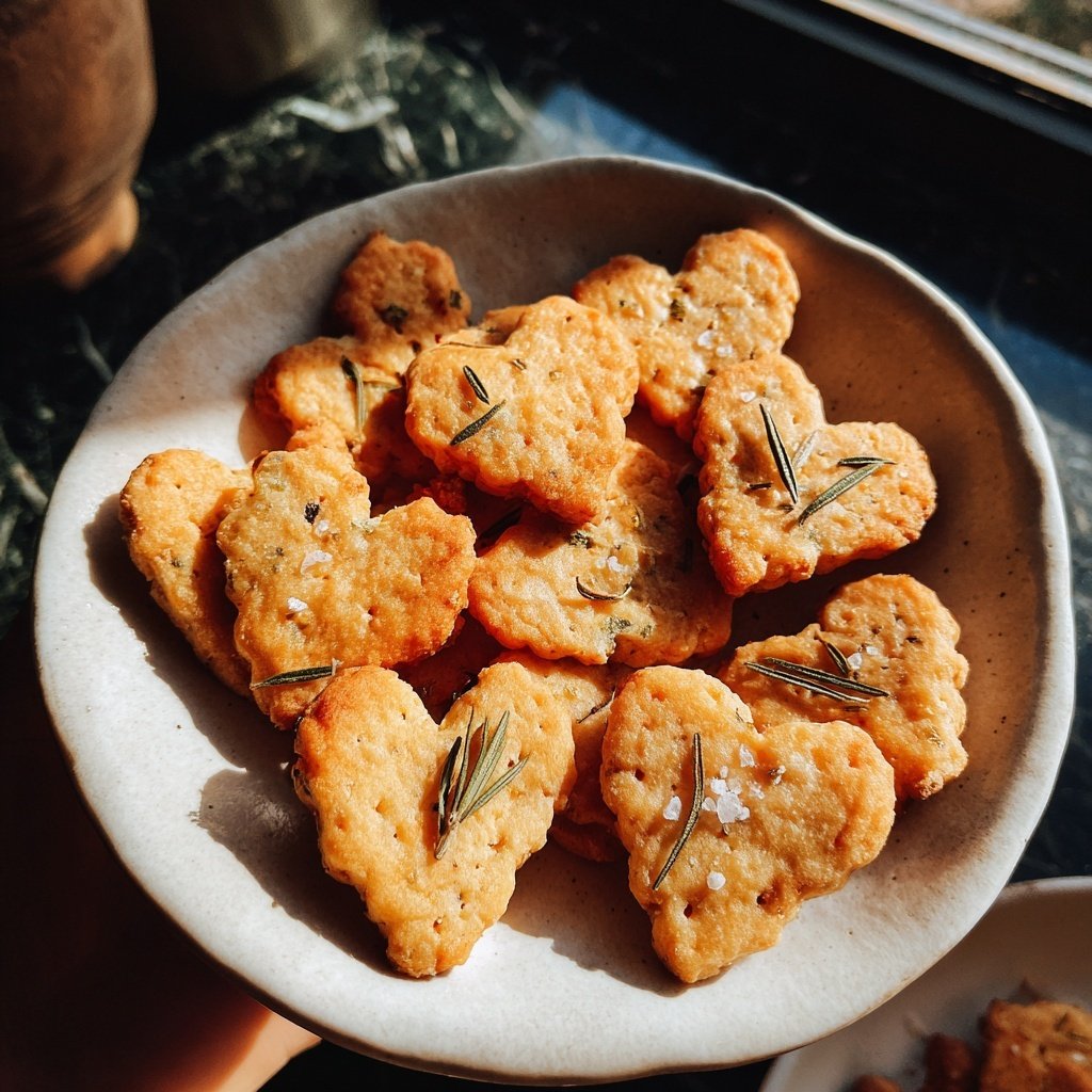 Valentines Snacks Heart Shaped Crackers