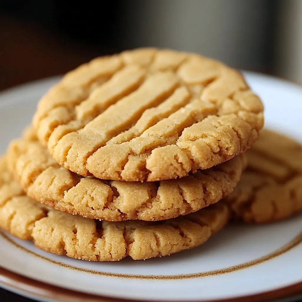 Irresistibly Soft Classic Peanut Butter Cookies