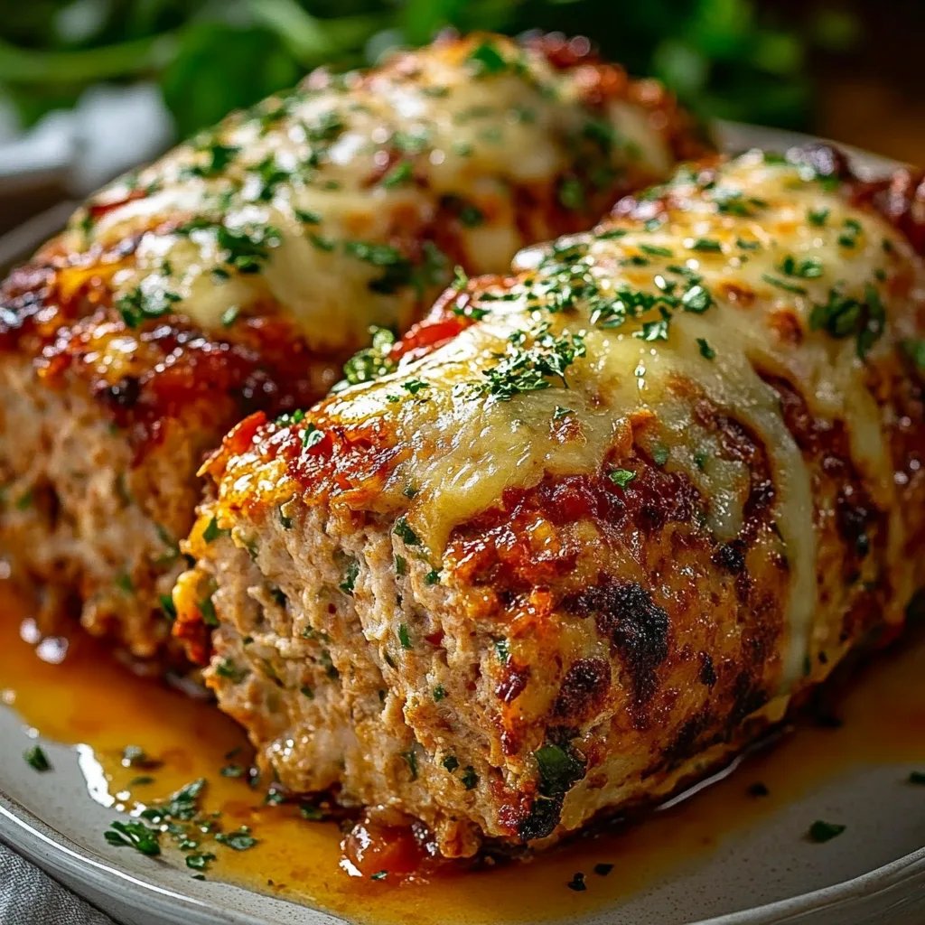 Stuffed Italian Meatloaf