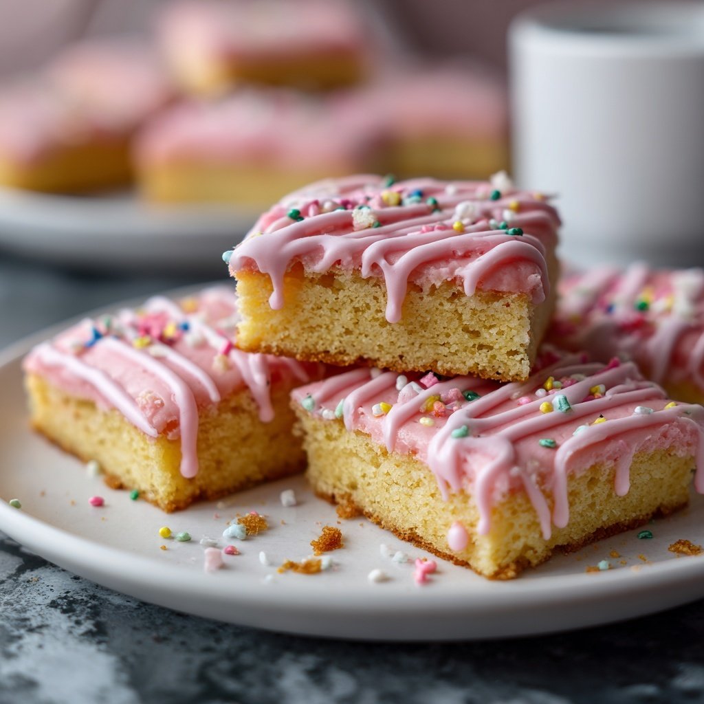 Spring Strawberry Sugar Cookie Bars