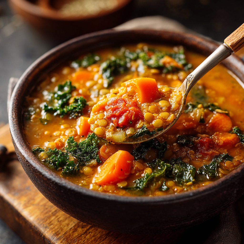Healthy Crockpot Lentil Soup